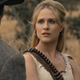 Dolores (Evan Rachel Wood) hostsplains to Teddy about why you need to set weak cows on fire.